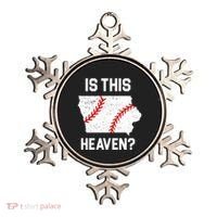 Is This Heaven Iowa Baseball Ornament thumb 0