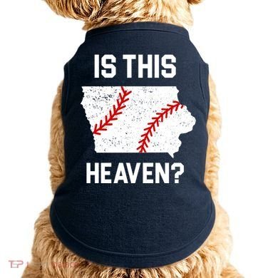 Is This Heaven Iowa Baseball Doggie Tank