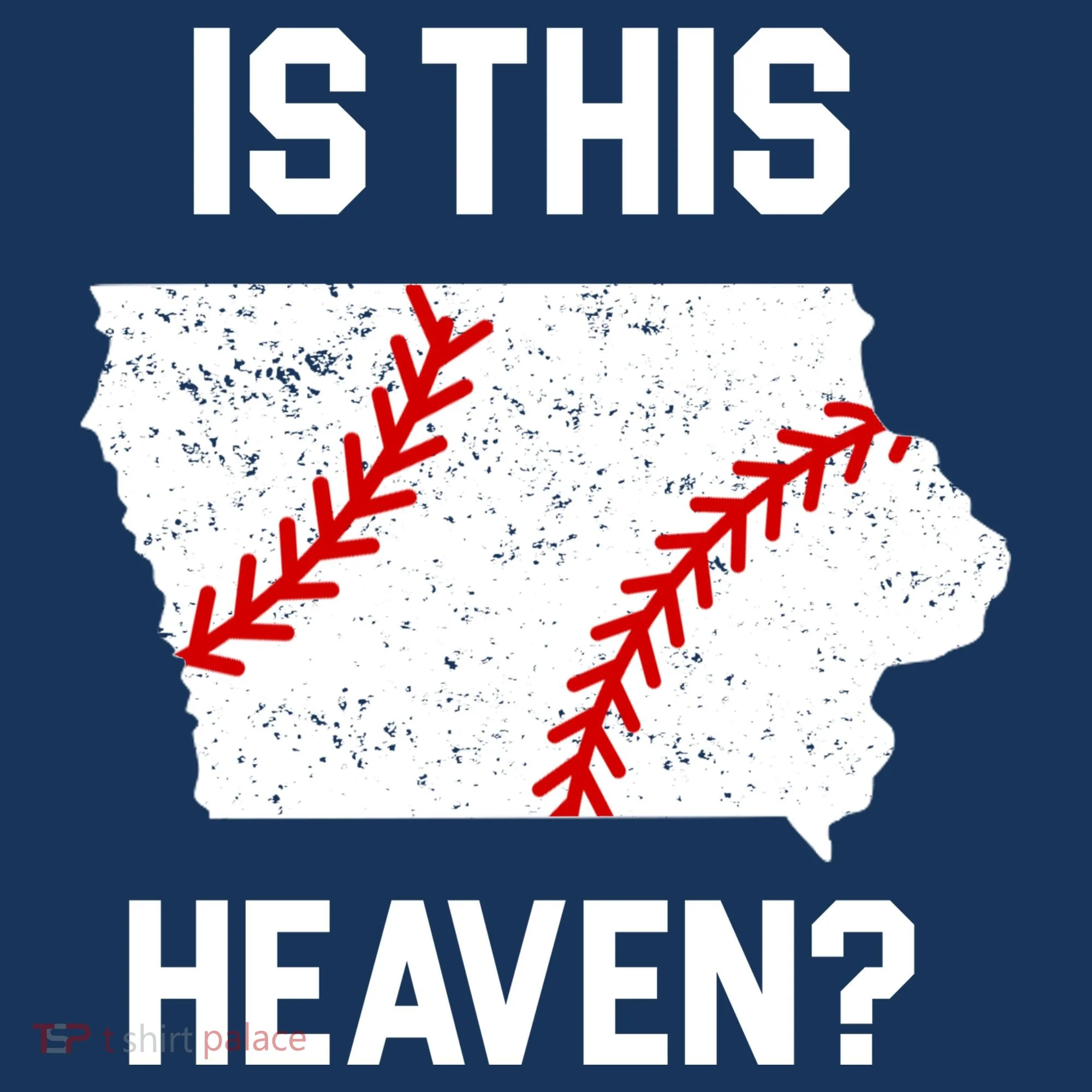 Is This Heaven Iowa Baseball Doggie Tank