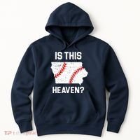 Is This Heaven Iowa Baseball Hoodie thumb 0