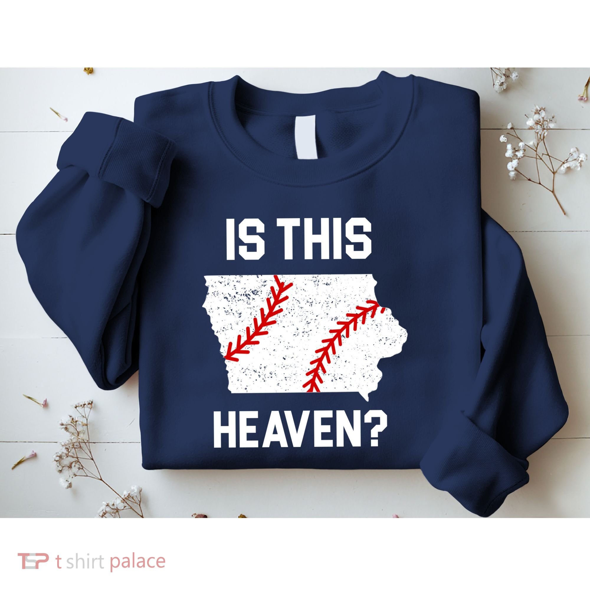 Is This Heaven Iowa Baseball Sweatshirt