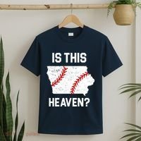 Is This Heaven Iowa Baseball T-Shirt thumb 2
