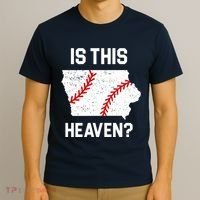 Is This Heaven Iowa Baseball T-Shirt thumb 3