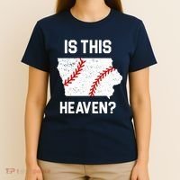 Is This Heaven Iowa Baseball T-Shirt thumb 4