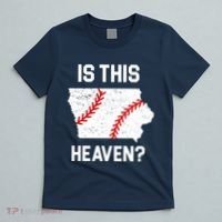 Is This Heaven Iowa Baseball T-Shirt thumb 5