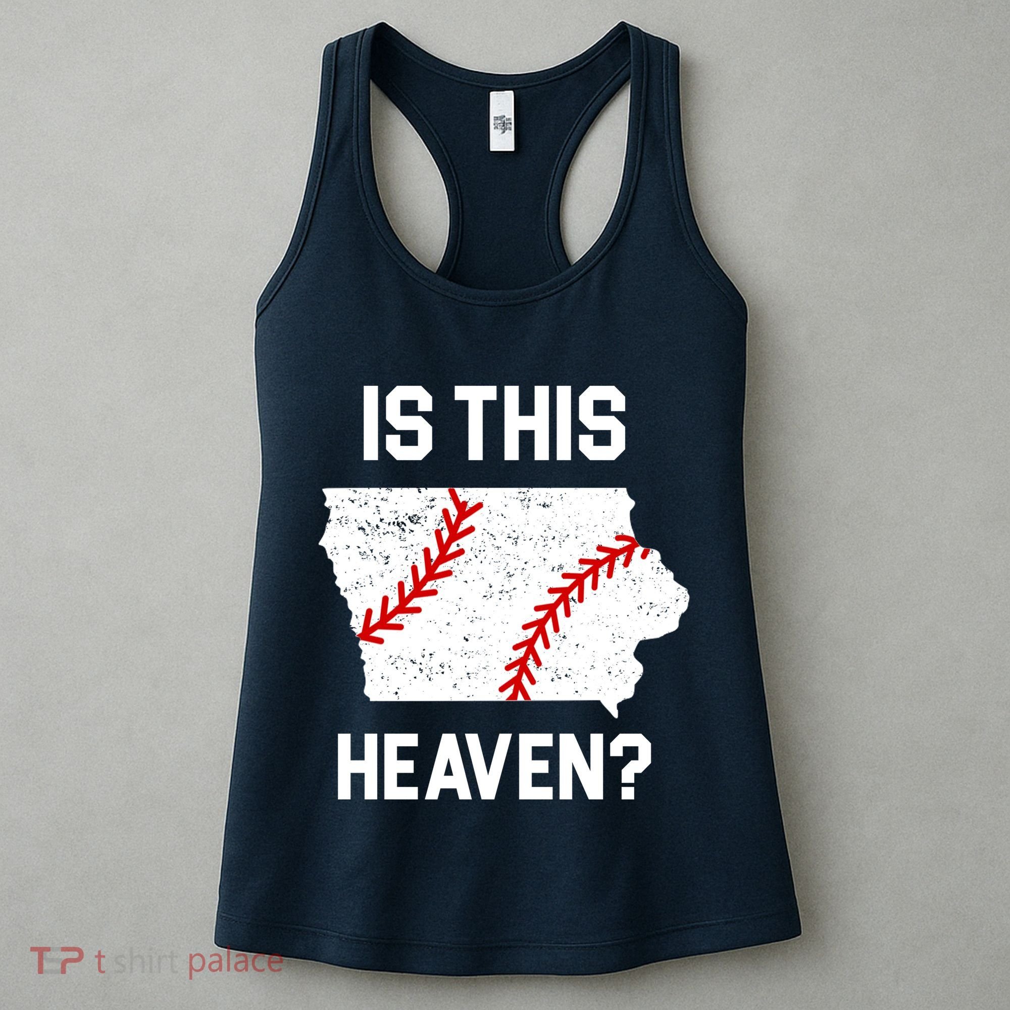 Is This Heaven Iowa Baseball Women's Tank Top