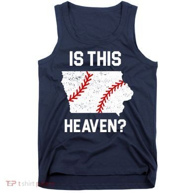 Is This Heaven Iowa Baseball Tank Top