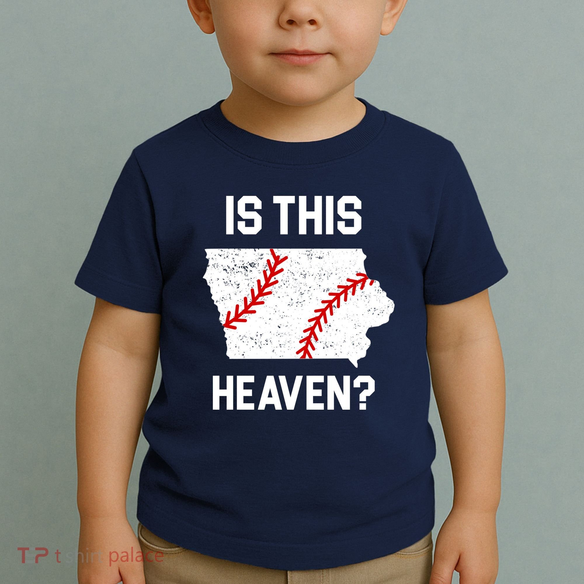 Is This Heaven Iowa Baseball Toddler T-Shirt