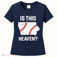Is This Heaven Iowa Baseball Women's T-Shirt thumb 0