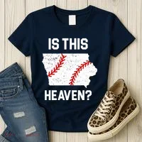 Is This Heaven Iowa Baseball Women's T-Shirt thumb 3