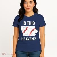 Is This Heaven Iowa Baseball Women's T-Shirt thumb 4