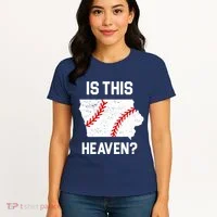 Is This Heaven Iowa Baseball Women's T-Shirt thumb 4