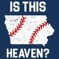 Is This Heaven Iowa Baseball Women's T-Shirt thumb 6
