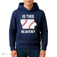Is This Heaven Iowa Baseball Kids Hoodie thumb 4