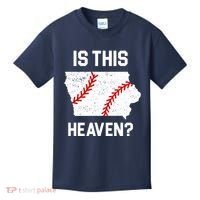 Is This Heaven Iowa Baseball Kids T-Shirt thumb 0