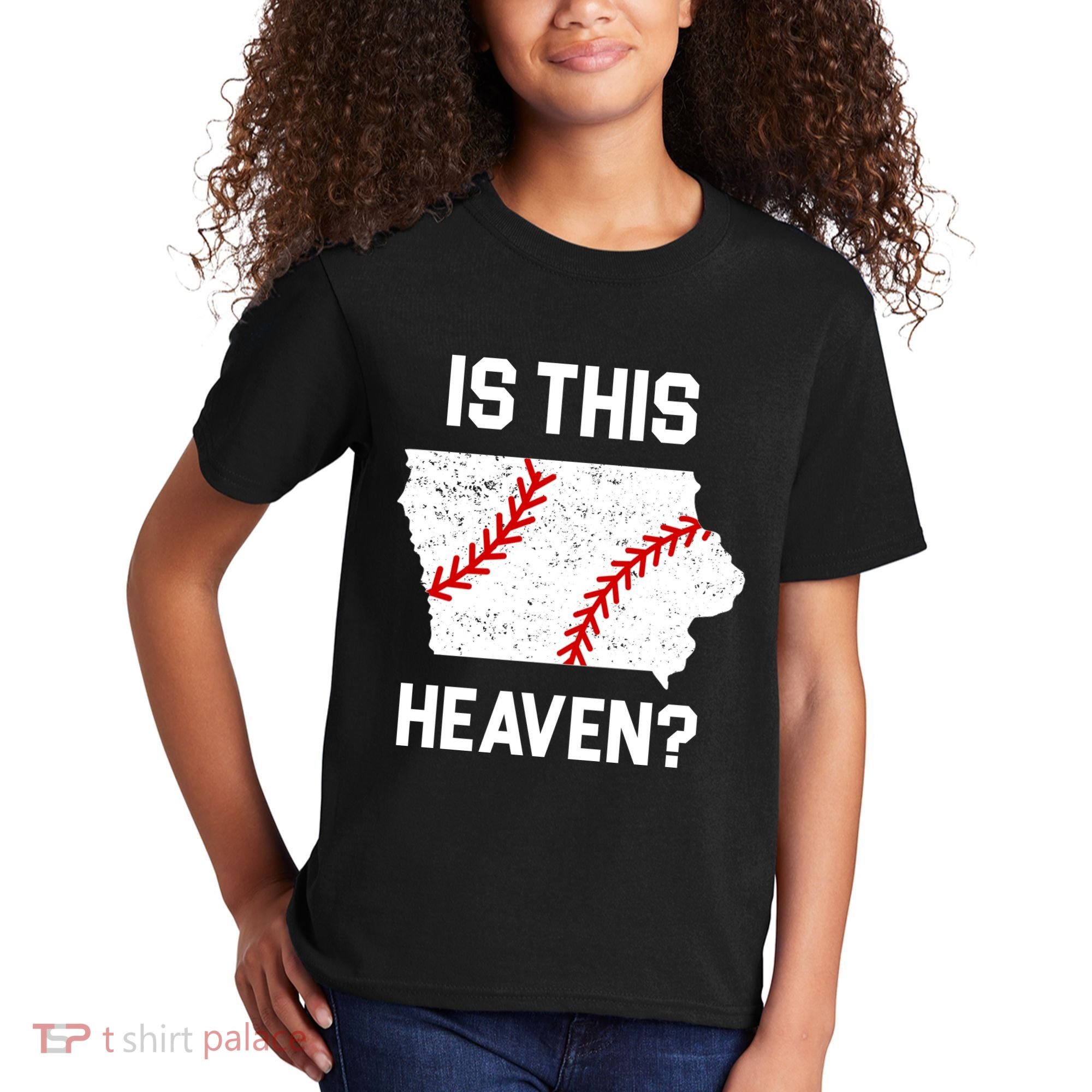 Is This Heaven Iowa Baseball Kids T-Shirt