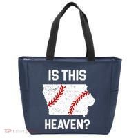 Is This Heaven Iowa Baseball Tote Bag thumb 0