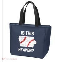 Is This Heaven Iowa Baseball Tote Bag thumb 3