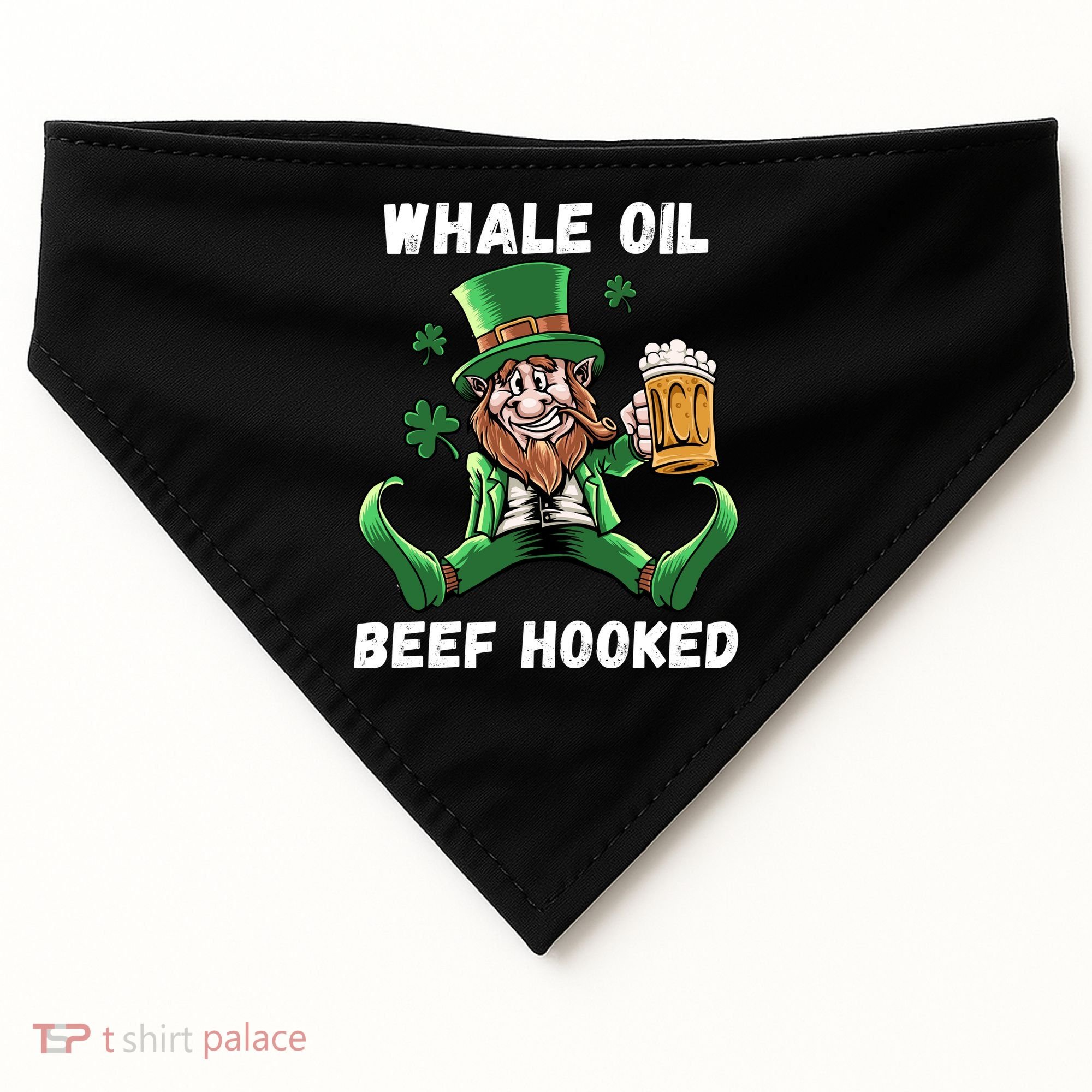IRISH TODAY HUNGOVER TOMORROW ST PATRICKS DAY USA-Made Doggie Bandana