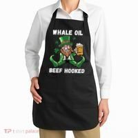 IRISH TODAY HUNGOVER TOMORROW ST PATRICKS DAY Apron thumb 2