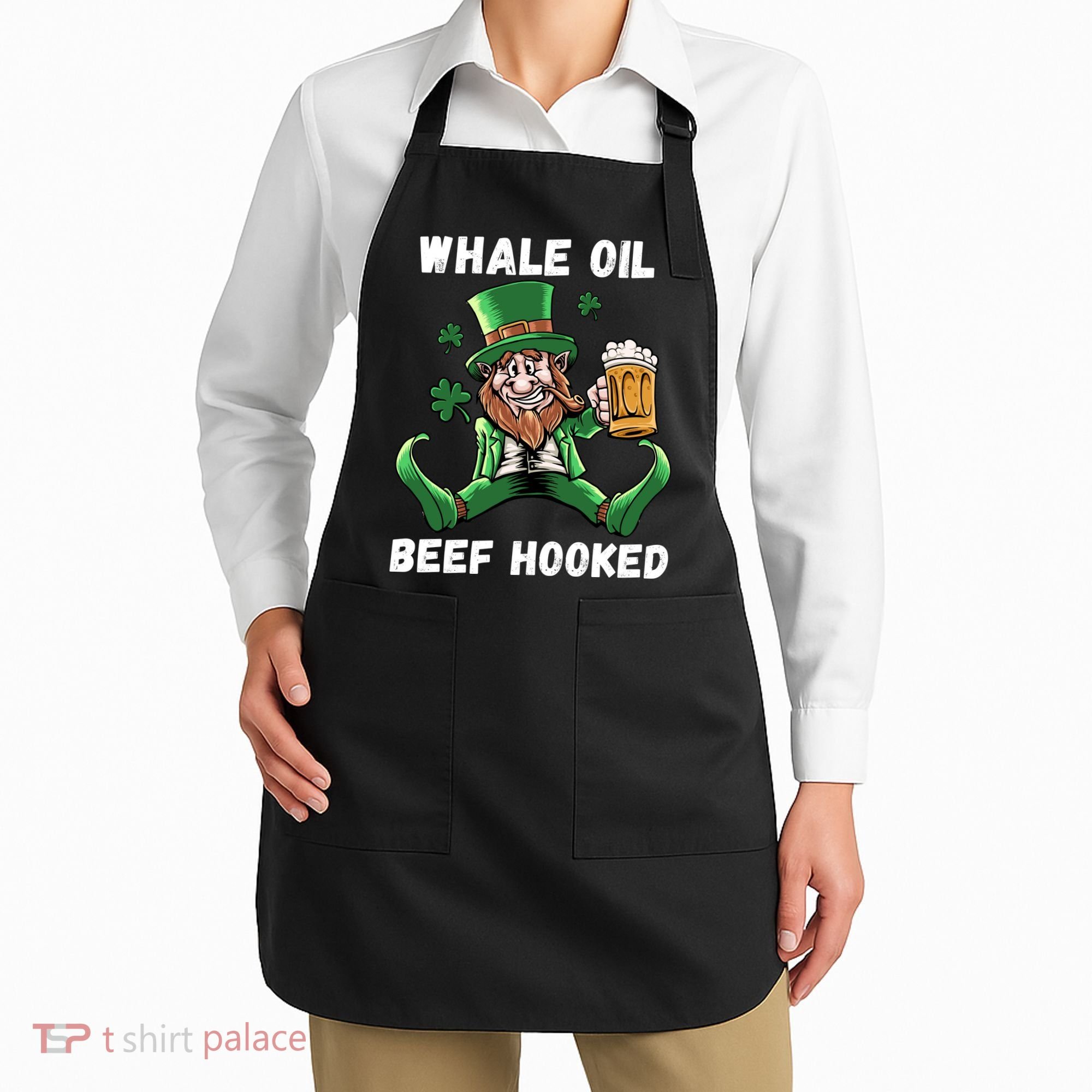IRISH TODAY HUNGOVER TOMORROW ST PATRICKS DAY Apron