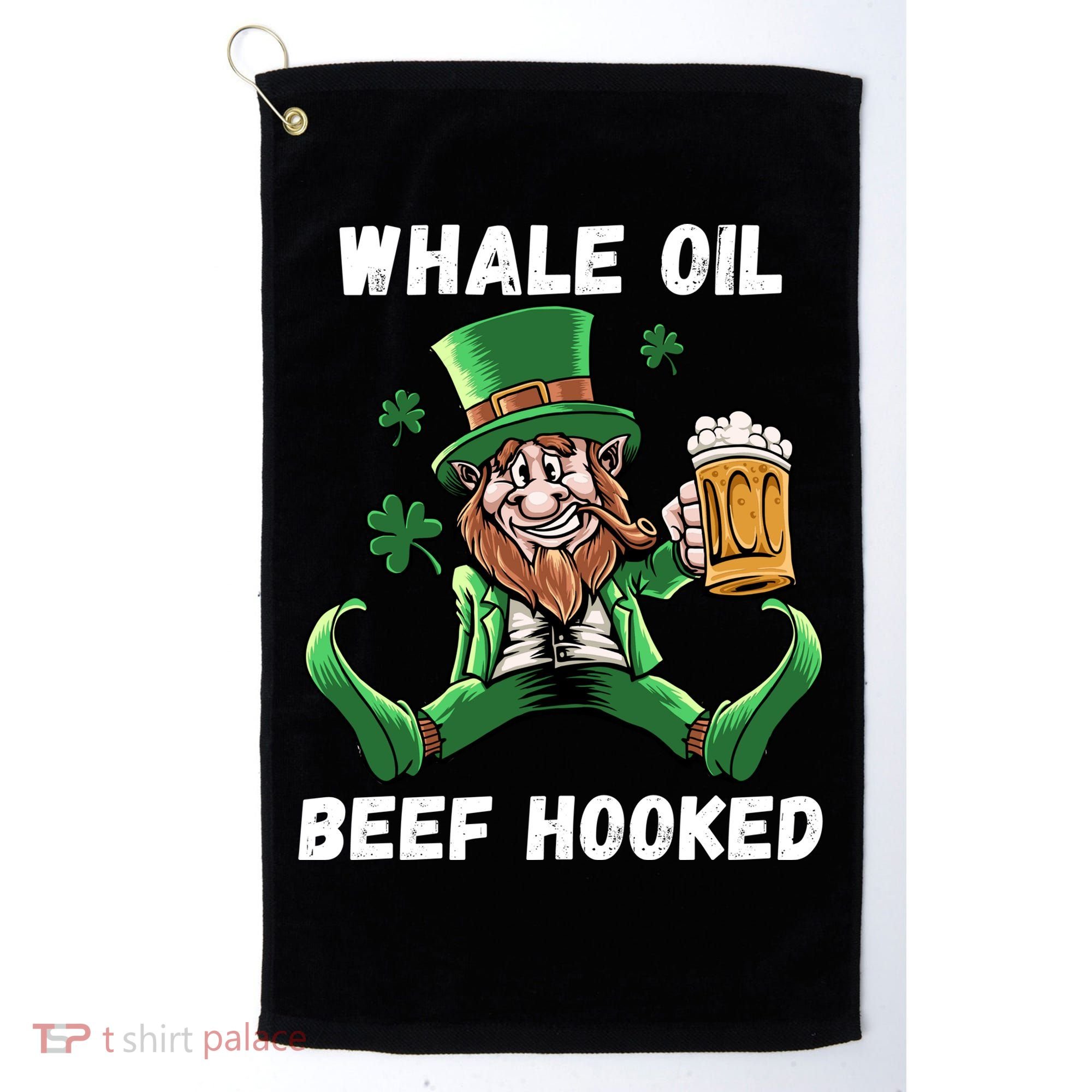 IRISH TODAY HUNGOVER TOMORROW ST PATRICKS DAY Golf Towel