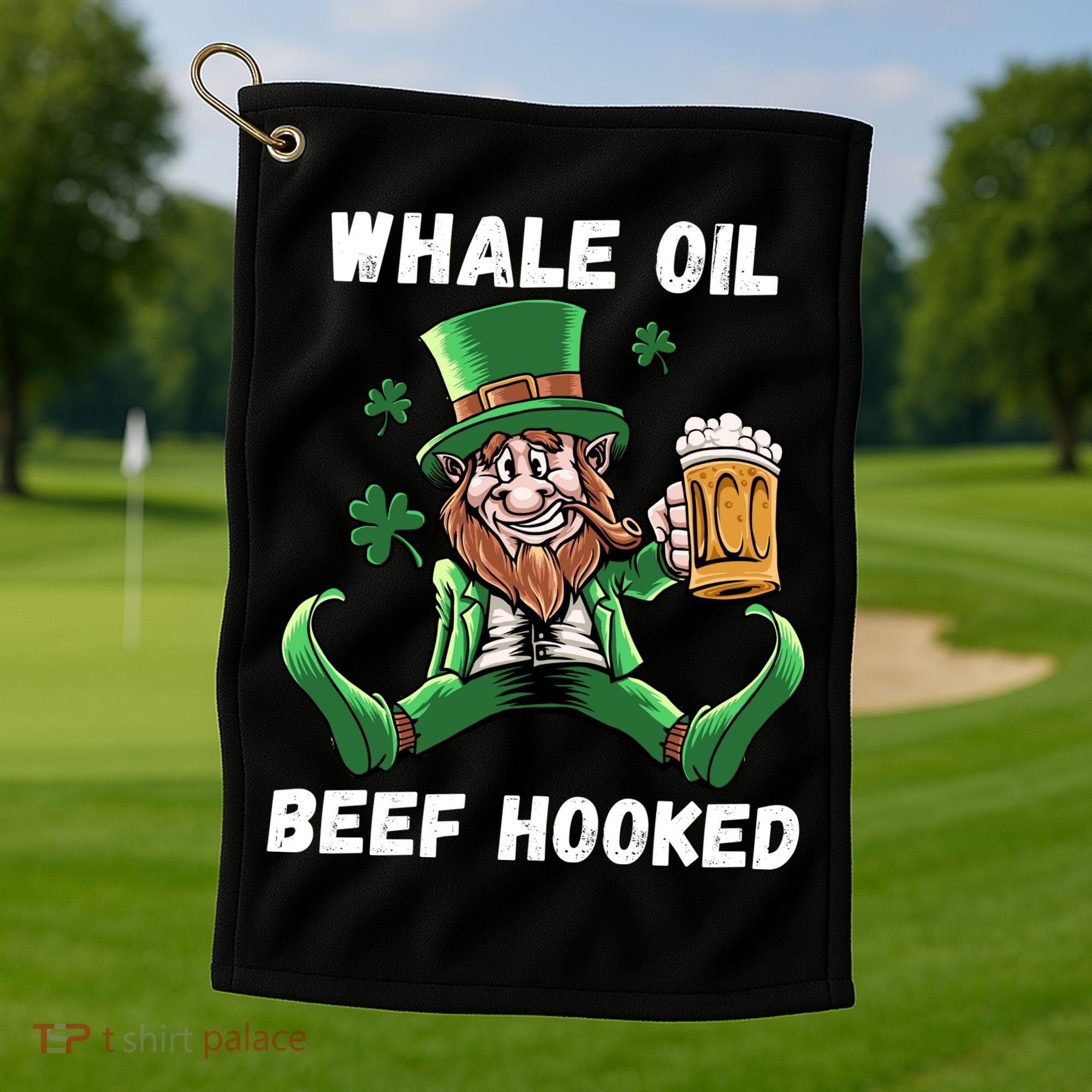 IRISH TODAY HUNGOVER TOMORROW ST PATRICKS DAY Golf Towel