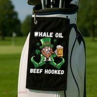 IRISH TODAY HUNGOVER TOMORROW ST PATRICKS DAY Golf Towel thumb 2