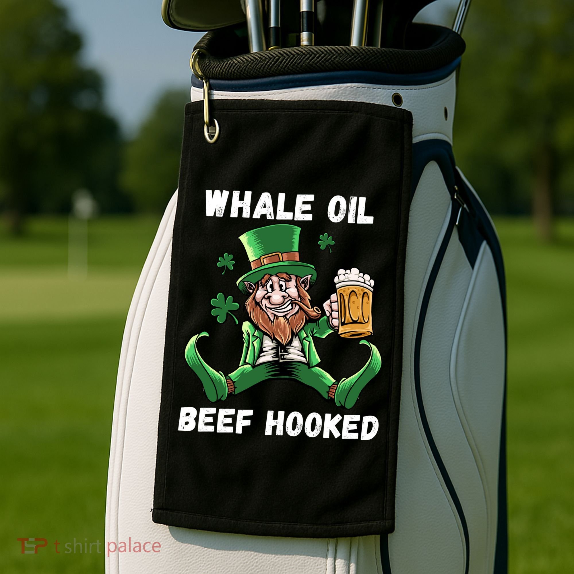 IRISH TODAY HUNGOVER TOMORROW ST PATRICKS DAY Golf Towel