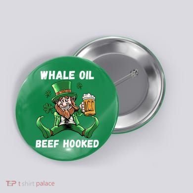 IRISH TODAY HUNGOVER TOMORROW ST PATRICKS DAY Button