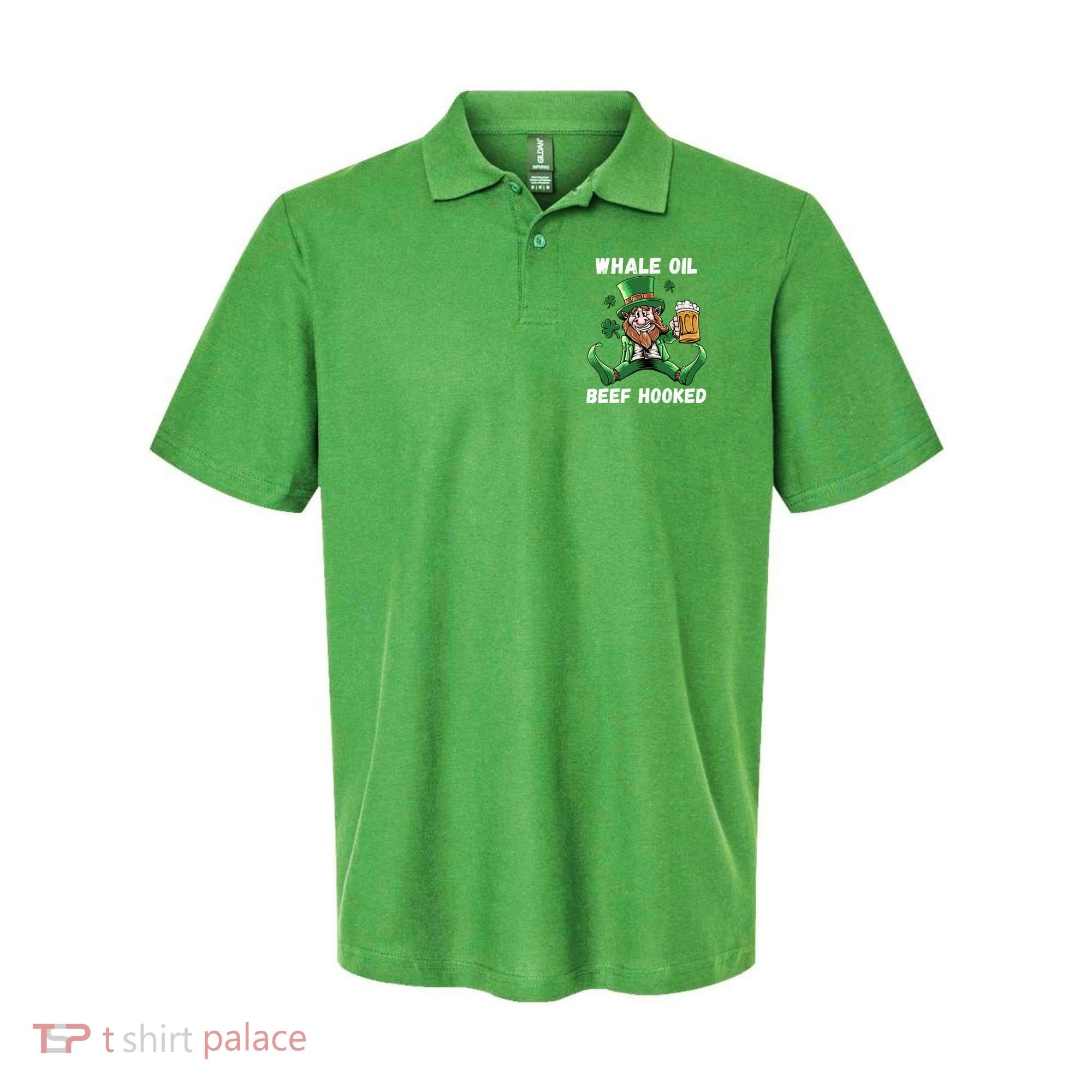 IRISH TODAY HUNGOVER TOMORROW ST PATRICKS DAY Polo