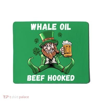 IRISH TODAY HUNGOVER TOMORROW ST PATRICKS DAY Mousepad