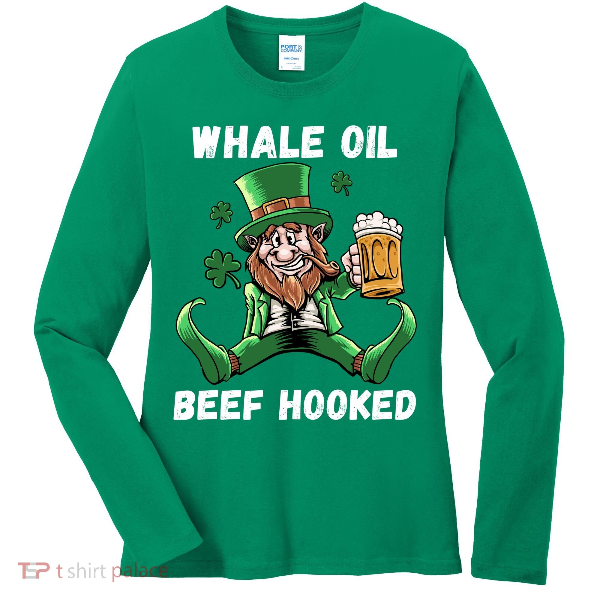 IRISH TODAY HUNGOVER TOMORROW ST PATRICKS DAY Women's Long Sleeve Shirt