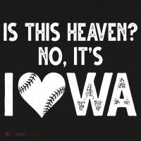 Is This Heaven No It's Iowa Baseball Lover Ornament thumb 1