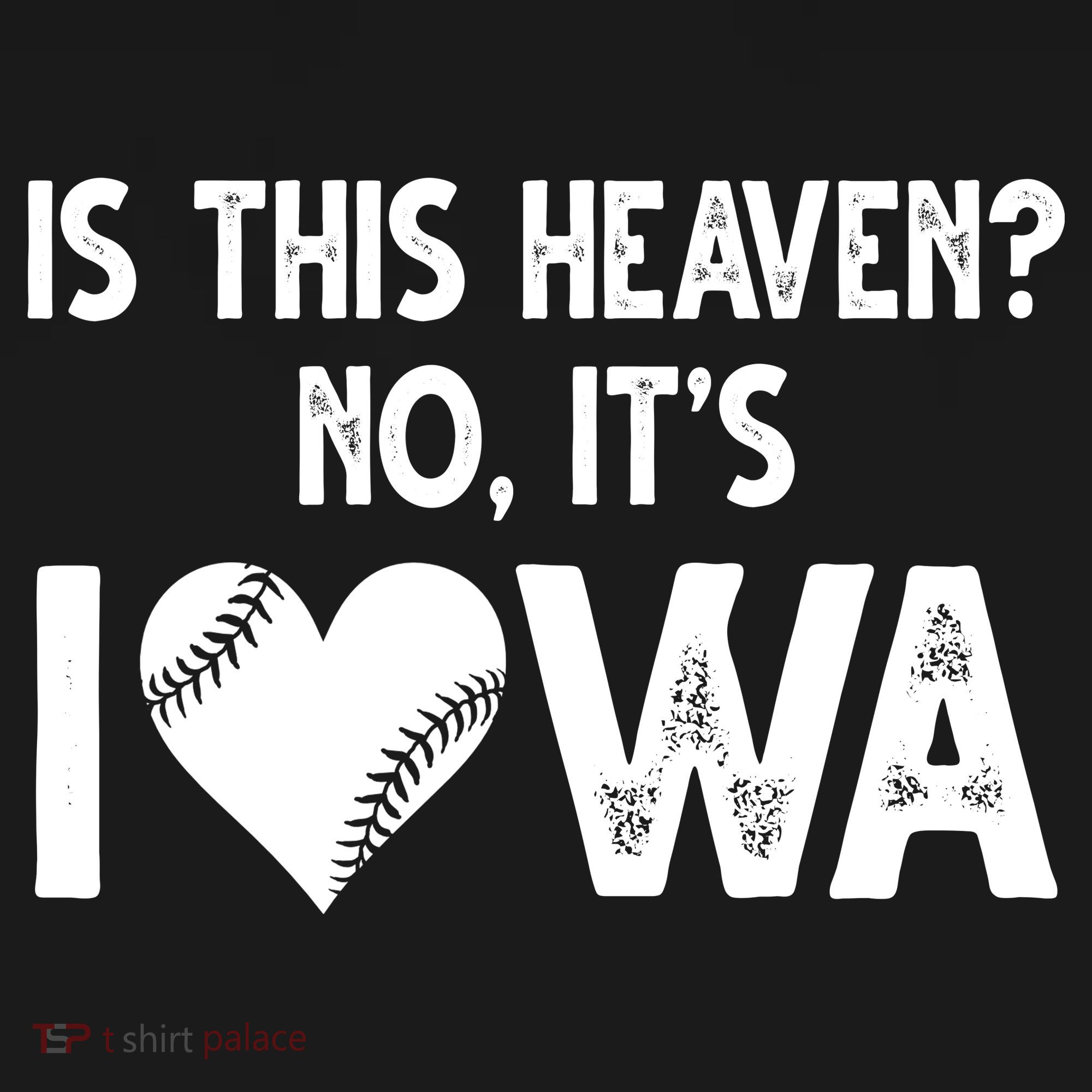 Is This Heaven No It's Iowa Baseball Lover Ornament