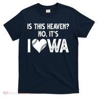 Is This Heaven No It's Iowa Baseball Lover T-Shirt thumb 0