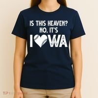 Is This Heaven No It's Iowa Baseball Lover T-Shirt thumb 4