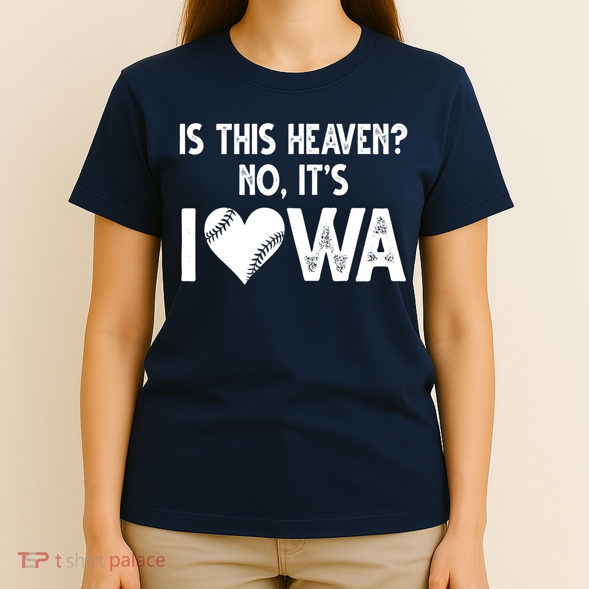 Is This Heaven No It's Iowa Baseball Lover T-Shirt