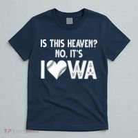 Is This Heaven No It's Iowa Baseball Lover T-Shirt thumb 5