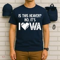 Is This Heaven No It's Iowa Baseball Lover T-Shirt thumb 6