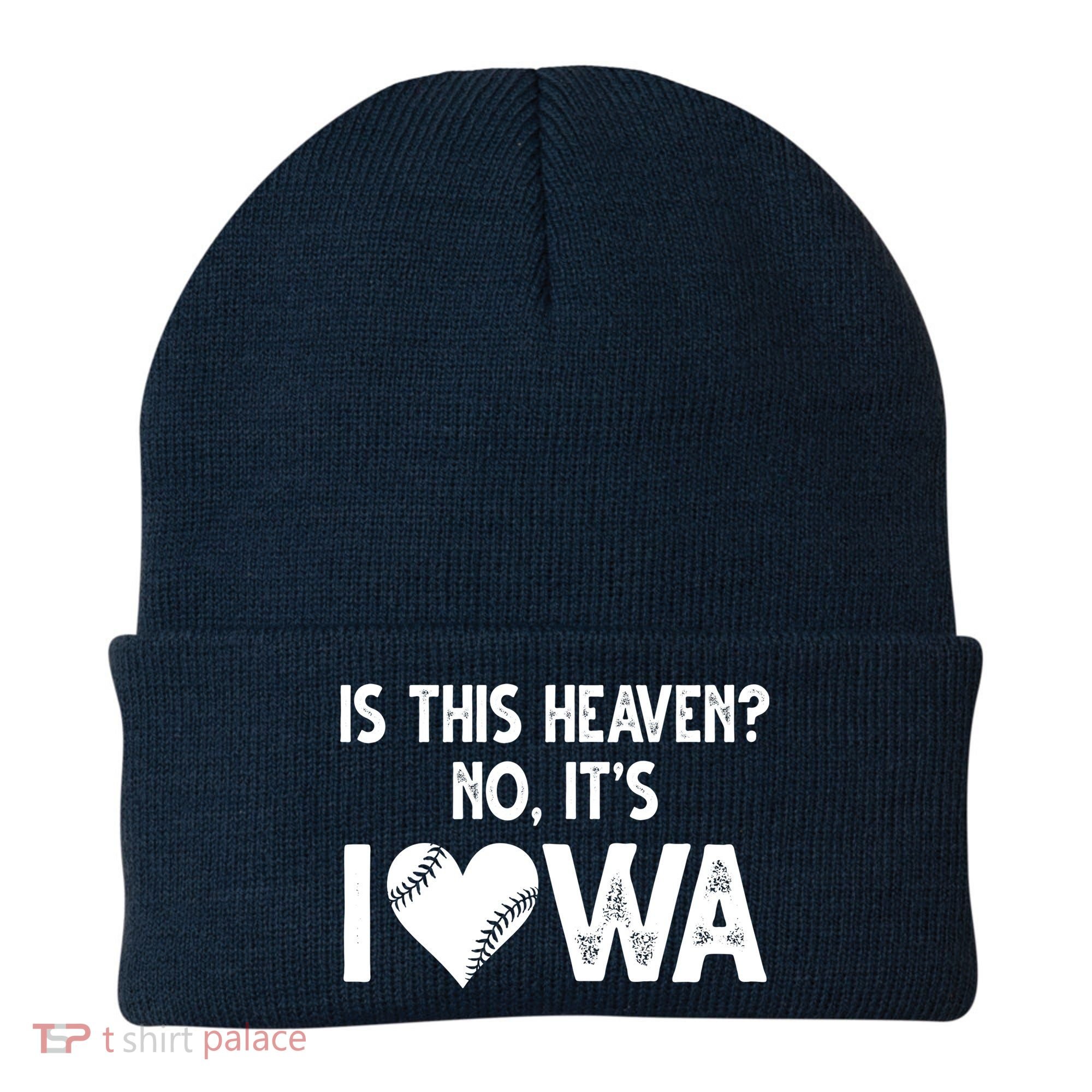 Is This Heaven No It's Iowa Baseball Lover Beanie