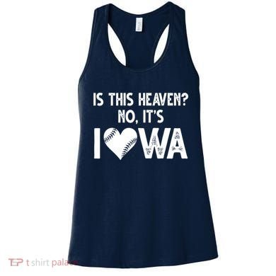 Is This Heaven No It's Iowa Baseball Lover Women's Tank Top