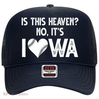 Is This Heaven No It's Iowa Baseball Lover Hat