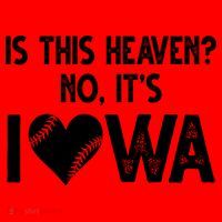 Is This Heaven No It's Iowa Baseball Lover Santa Hat thumb 1