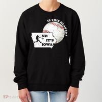 Is This Heaven? No It's Iowa Women's Sweatshirt thumb 0