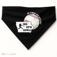 Is This Heaven? No It's Iowa USA-Made Doggie Bandana thumb 0