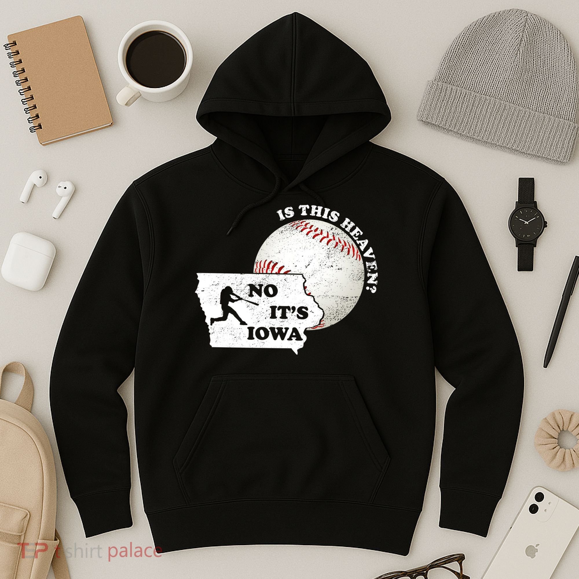 Is This Heaven? No It's Iowa Hoodie