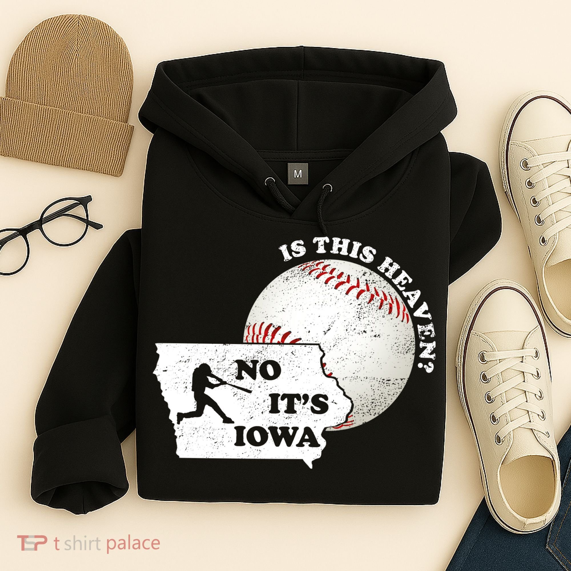 Is This Heaven? No It's Iowa Hoodie