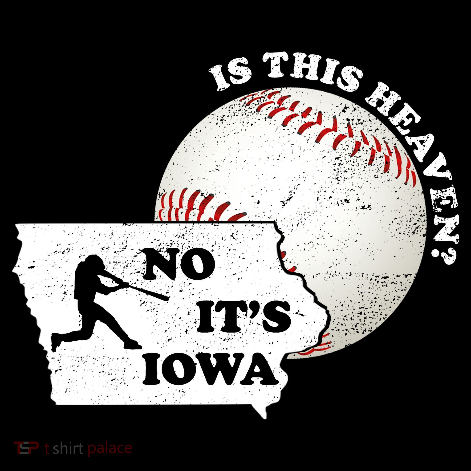 Is This Heaven? No It's Iowa Hoodie