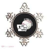 Is This Heaven? No It's Iowa Ornament thumb 0